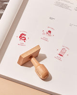 tuus ex libris bookplate personalised stamp sant jordi collection