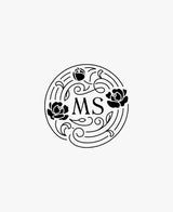 tuus ex libris bookplate personalised embossing seal monogram collection