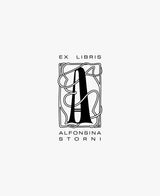 tuus ex libris bookplate personalised stamp natura collection art nouveau