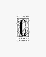 tuus ex libris bookplate personalised stamp natura collection art nouveau
