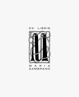 tuus ex libris bookplate personalised stamp natura collection art nouveau