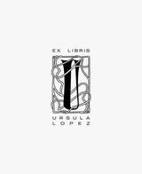 tuus ex libris bookplate personalised stamp natura collection art nouveau