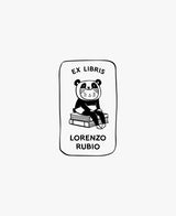tuus ex libris bookplate personalised stamp jungle collection kids children