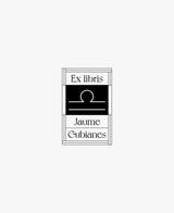 tuus ex libris bookplate personalised stamp zodiac collection