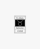 tuus ex libris bookplate personalised stamp zodiac collection
