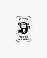 tuus ex libris bookplate personalised stamp jungle collection kids children
