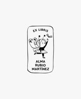 tuus ex libris bookplate personalised stamp jungle collection kids children