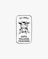 tuus ex libris bookplate personalised stamp jungle collection kids children