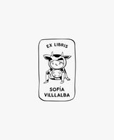 tuus ex libris bookplate personalised stamp jungle collection kids children