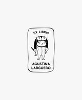 tuus ex libris bookplate sello personalizado colección jungla niños