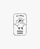 tuus ex libris bookplate personalised stamp jungle collection kids children