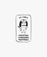 tuus ex libris bookplate sello personalizado colección jungla niños