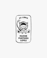 tuus ex libris bookplate personalised stamp jungle collection kids children