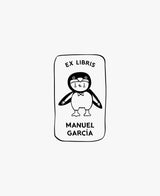 tuus ex libris bookplate personalised stamp jungle collection kids children