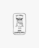 tuus ex libris bookplate sello personalizado colección jungla niños
