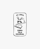 tuus ex libris bookplate sello personalizado colección jungla niños