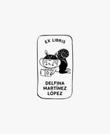 tuus ex libris bookplate personalised stamp jungle collection kids children