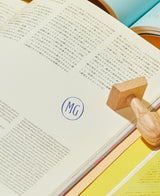 tuus ex libris bookplate personalised stamp monogram collection