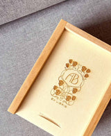 tuus, ex libris, personalised stamps, wooden box
