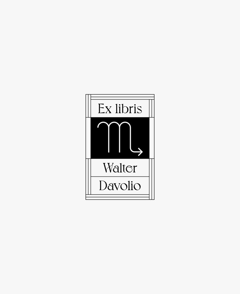 tuus ex libris bookplate personalised stamp zodiac collection