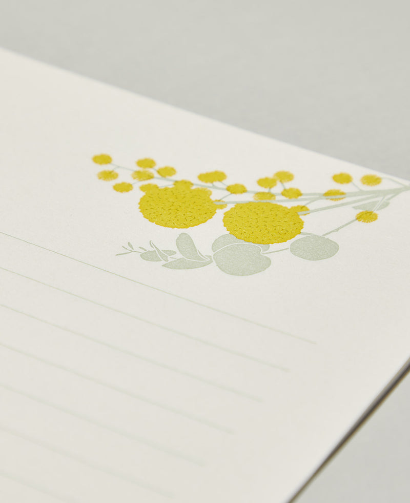 Letterpress Set — Bouquet Yellow