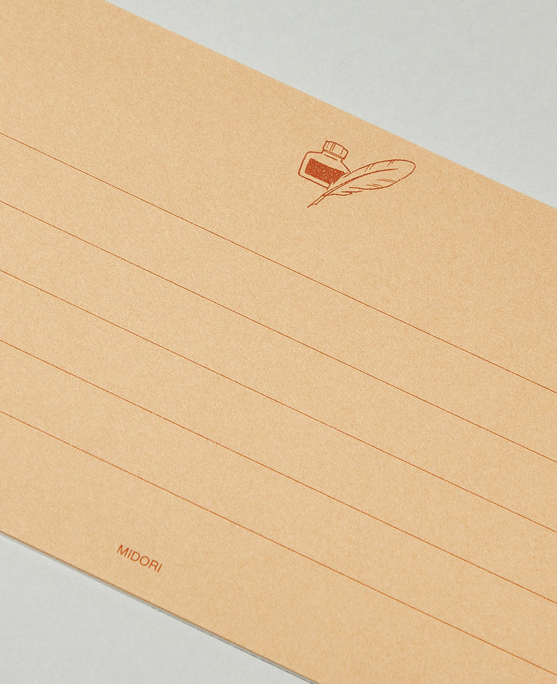 Message Letter Pad — Red
