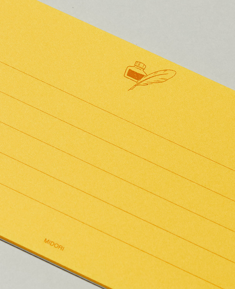 Message Letter Pad — Gold